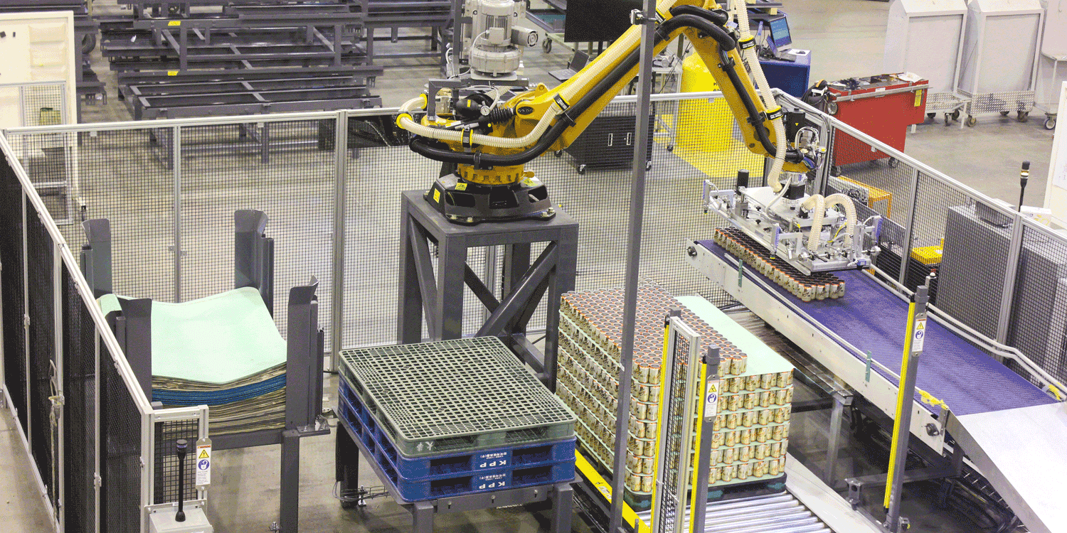 Goldco-Robotic-Bulk-Depalletizer-Aluminum-Cans Goldco Robotic Bulk Depalletizer - Beverage Cans
