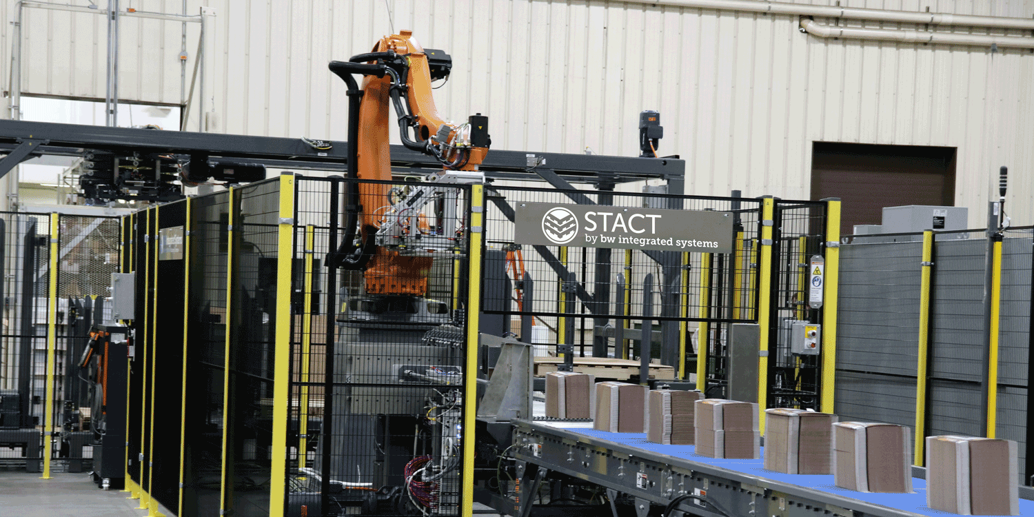 Stact Specialty Robotic Palletizer - Bundles