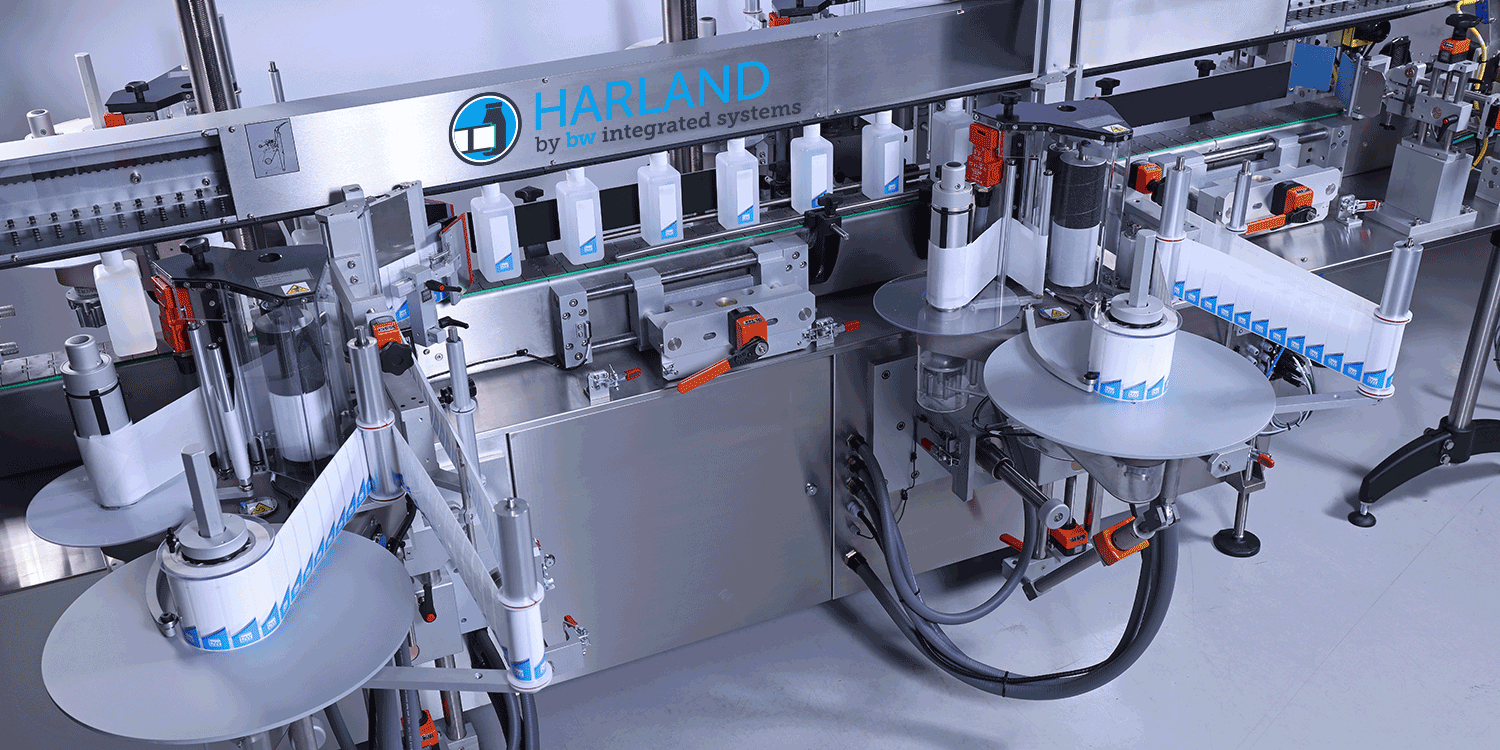 Harland-Mercury-Pressue-Sensitive-Labeler-Square-Bottles Harland Mercury Pressure Sensitive Labeler - Personal Care