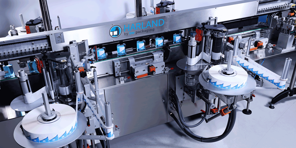 Harland-Mercury-Pressure-Sensitive-Labeler-Oval-Front-View Harland Mercury Pressure Sensitive Labeler Oval Bottle