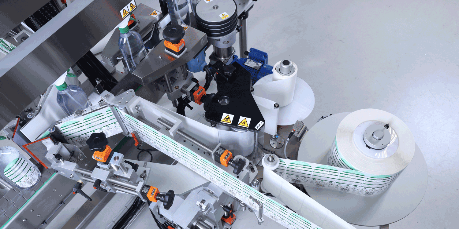 Harland-Neptune-Pressure-Sensitive-Labeler-Trigger-Bottles Harland Neptune Pressure Sensitive Labeler