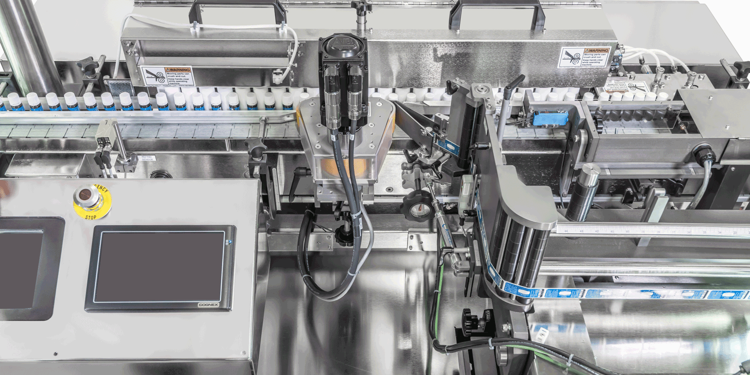 Harland PSL 9000VF Pressure Sensitive Wraparound Labeler