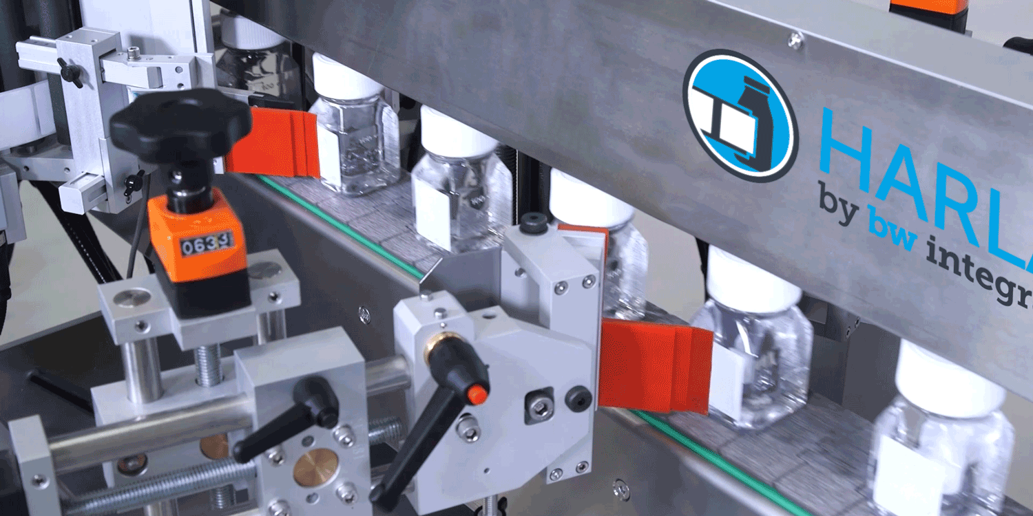Harland-Sirius-MK6-Pressure-Sensitive-Labeler-Close-Up-Swipe Harland Sirius MK6 Pressure Sensitive Labeler - Pharmaceutical
