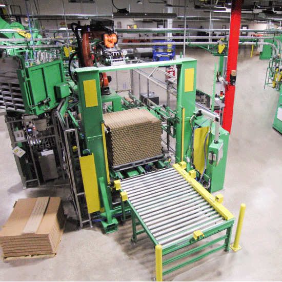 Automatic Counter Bagger Robotic Palletizer