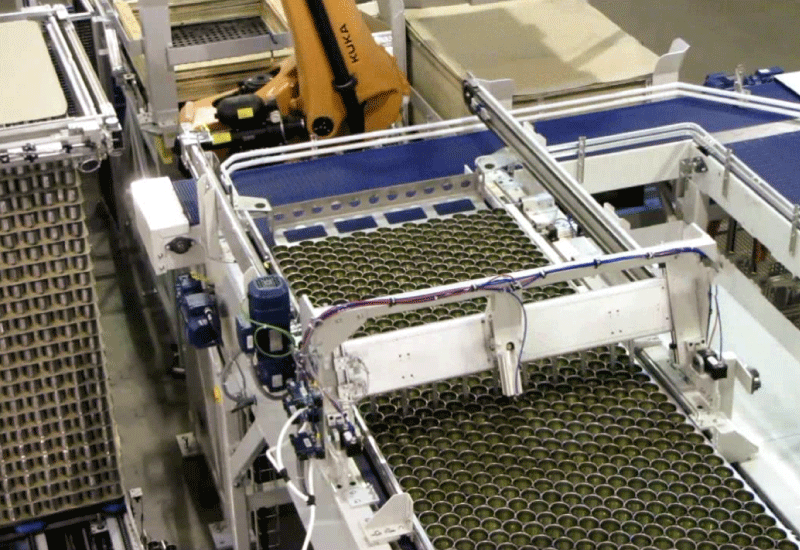 Robotic Bulk Palletizer